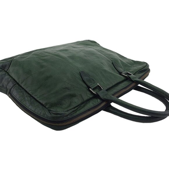 BURBERRY BLACK LABEL Business bag green Women Authentic secondhand - Picture 3 of 7